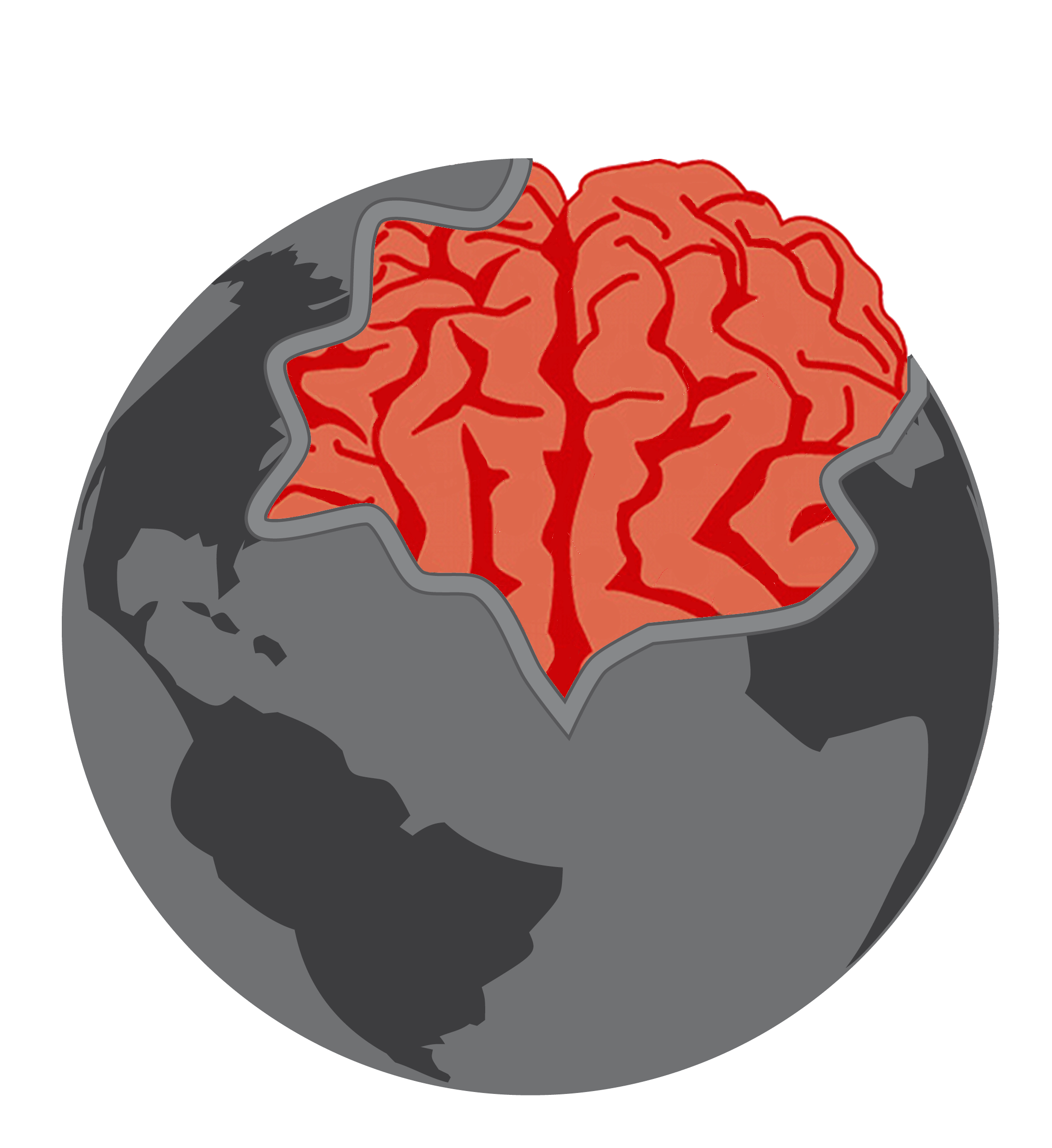 The brain mark on its own.