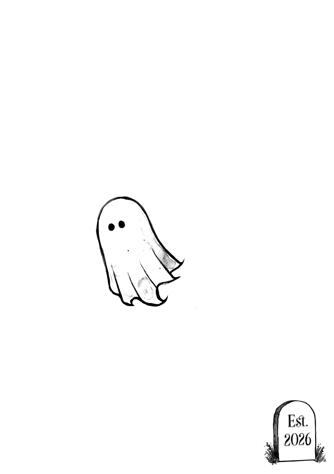 The Dead Good Club lock-up, for dark backgrounds