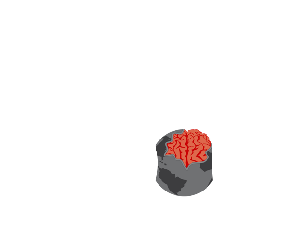 The World Zombie Day: London lock-up, for dark backgrounds.